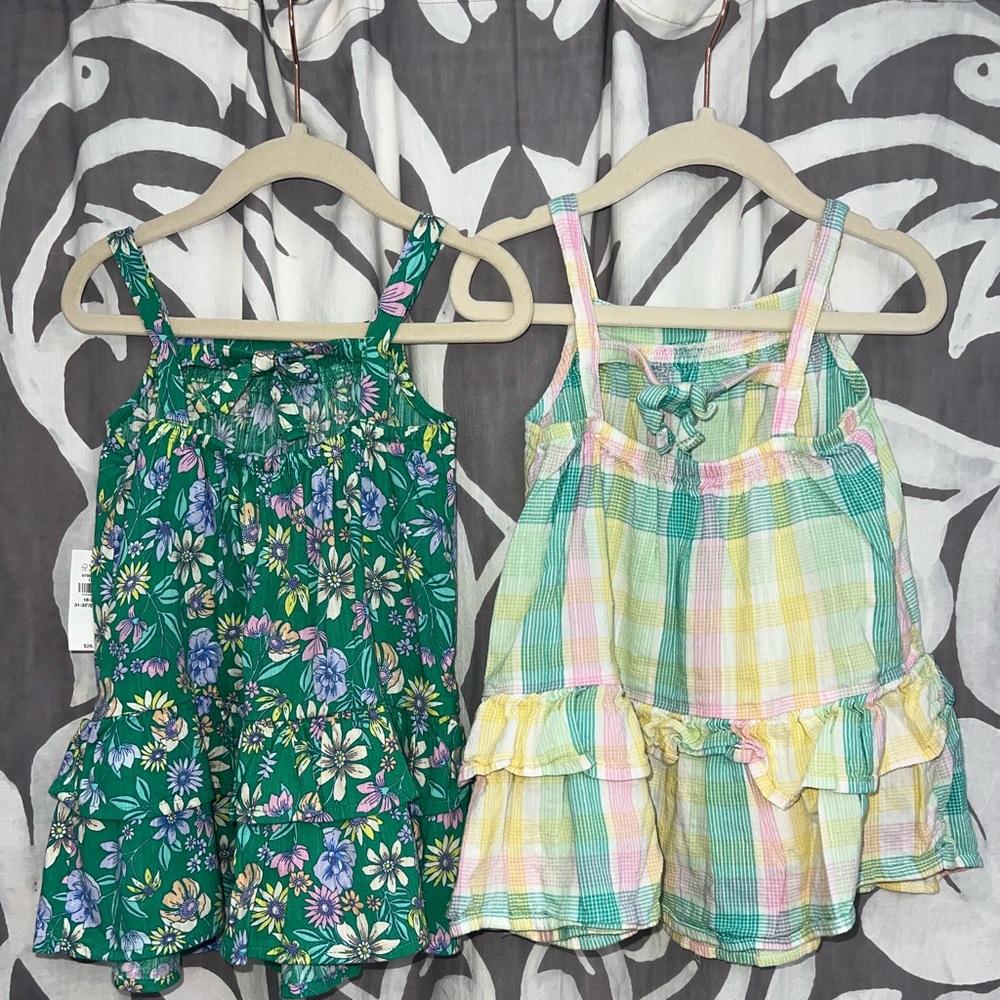 Set of Two Ruffle Spring Dresses - Picture 4 of 6